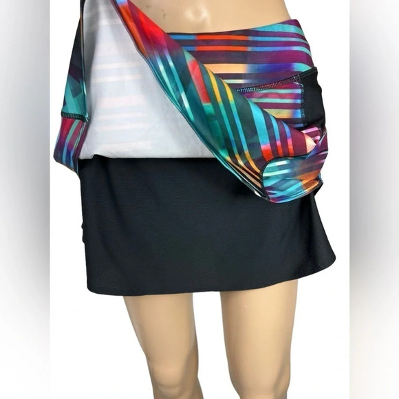 ATHLETA Womens Laser Beam Bustle Skort Colorful Size Small - Picture 8 of 14